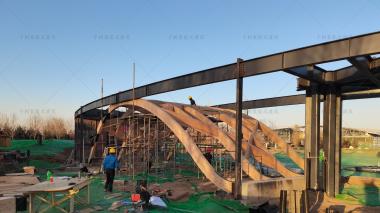 千樹(shù)承建河北園博園木結(jié)構(gòu)建筑在建中，敬請(qǐng)期待成品！